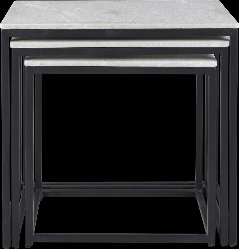 Crispin Black Set of 3 Nesting Tables - Thumbnail - Image 2