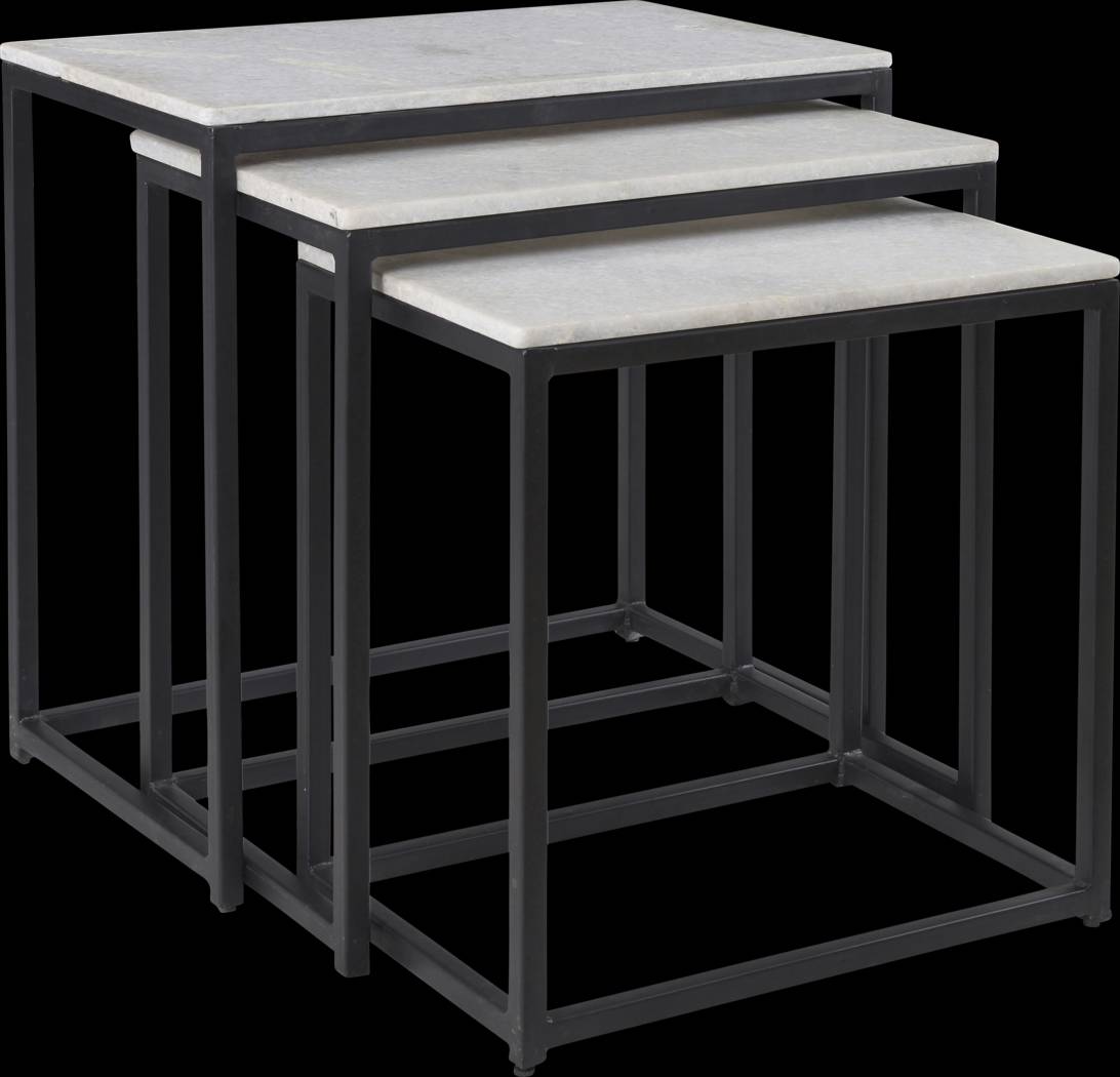 Crispin Black Set of 3 Nesting Tables - Thumbnail - Image 1