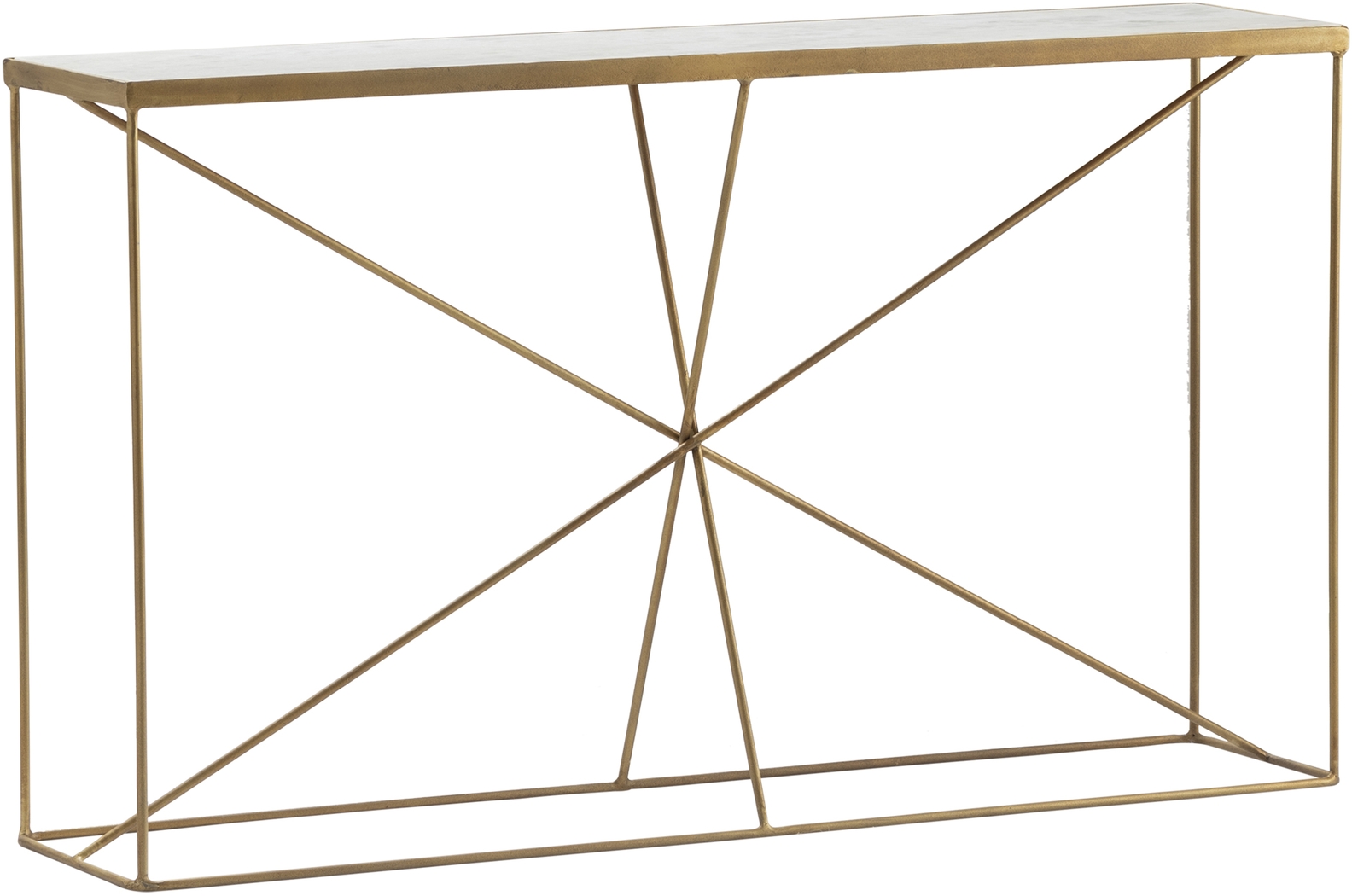 Cristara White Sofa Table - Thumbnail - Image 2