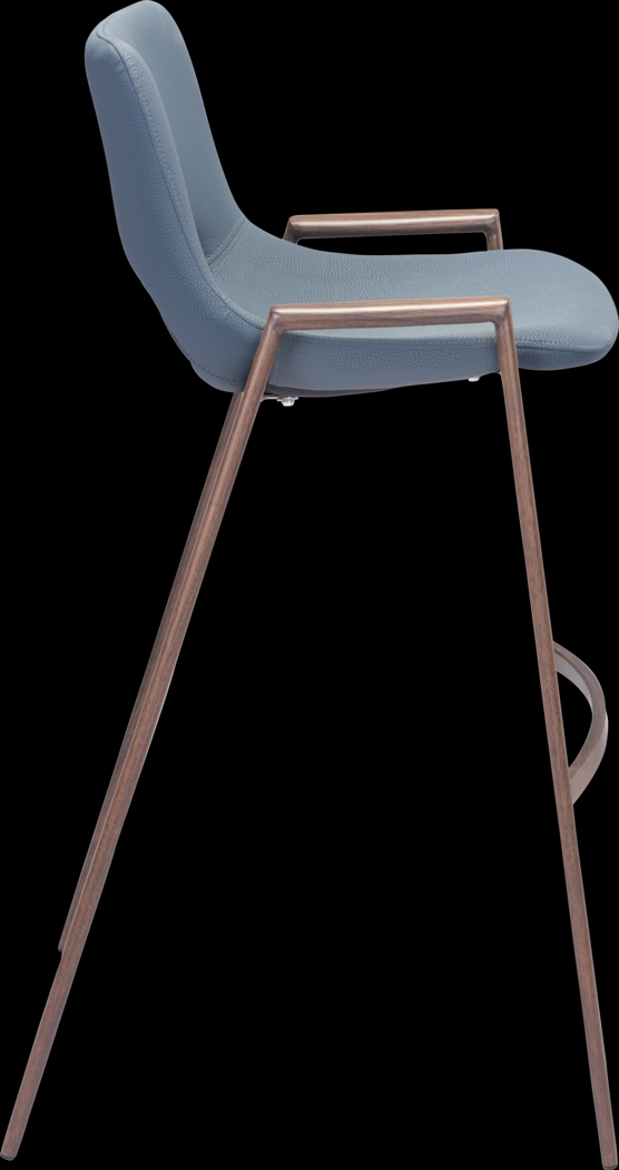 Cristway Gray Barstool, Set of 2 - Thumbnail - Image 3