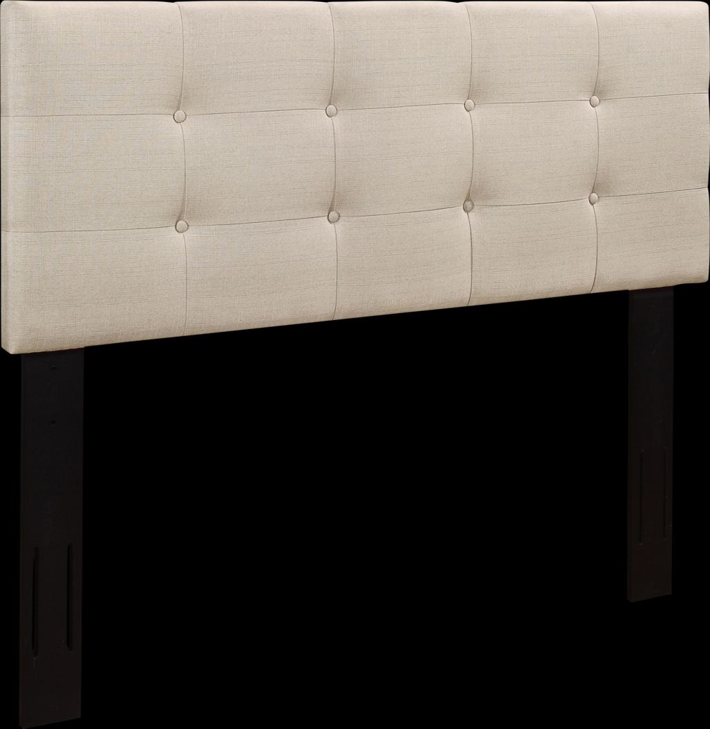 Criswell Beige Twin Upholstered Headboard - Thumbnail - Image 2