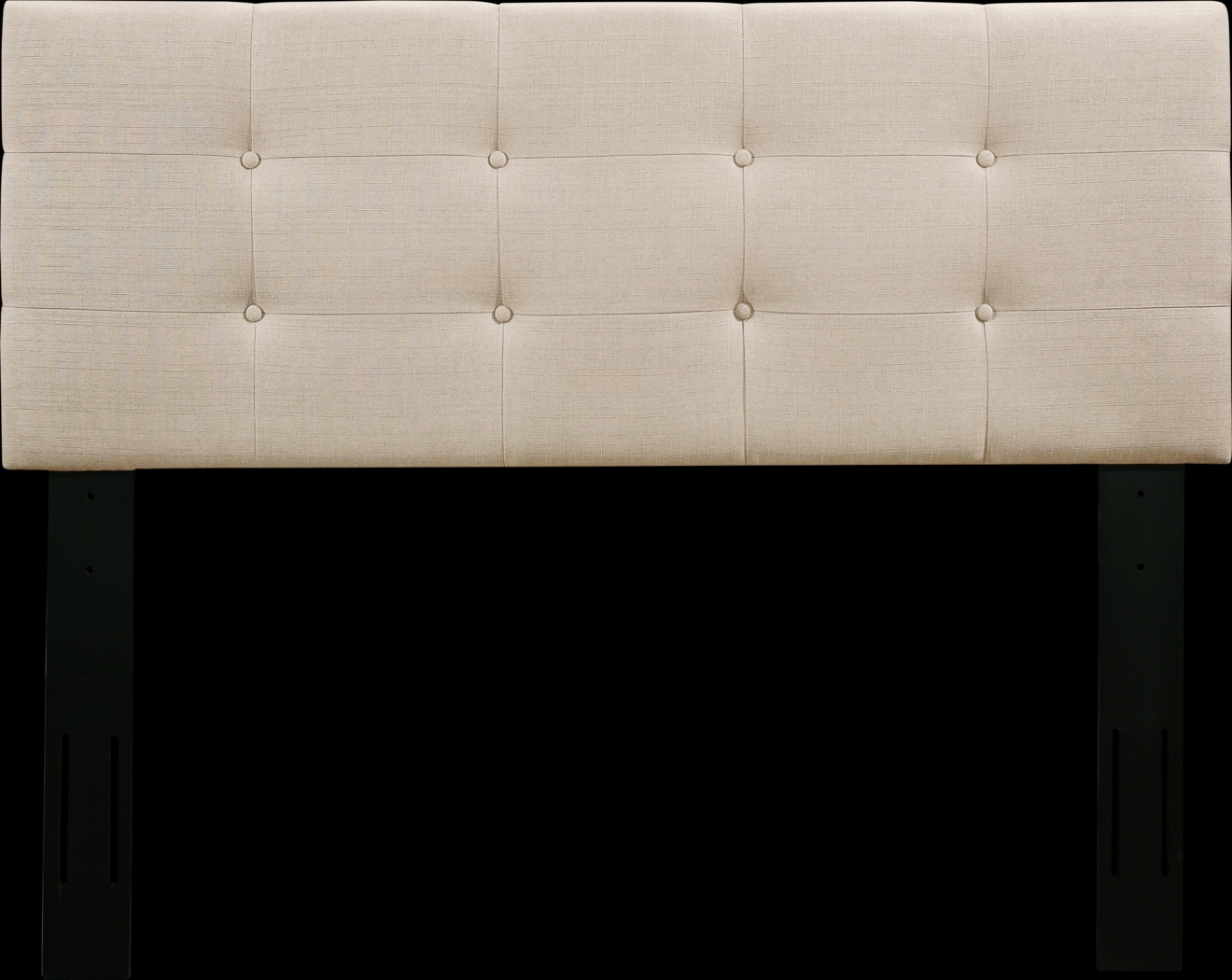 Criswell Beige Twin Upholstered Headboard - Thumbnail - Image 1