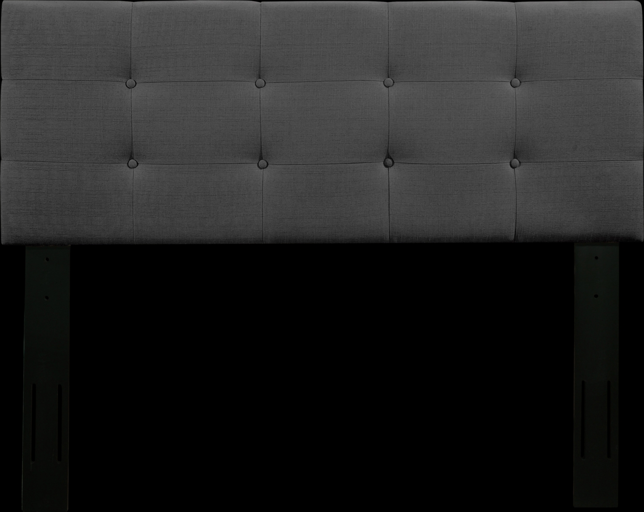 Criswell Dark Gray Full/Queen Upholstered Headboard - Thumbnail - Image 1