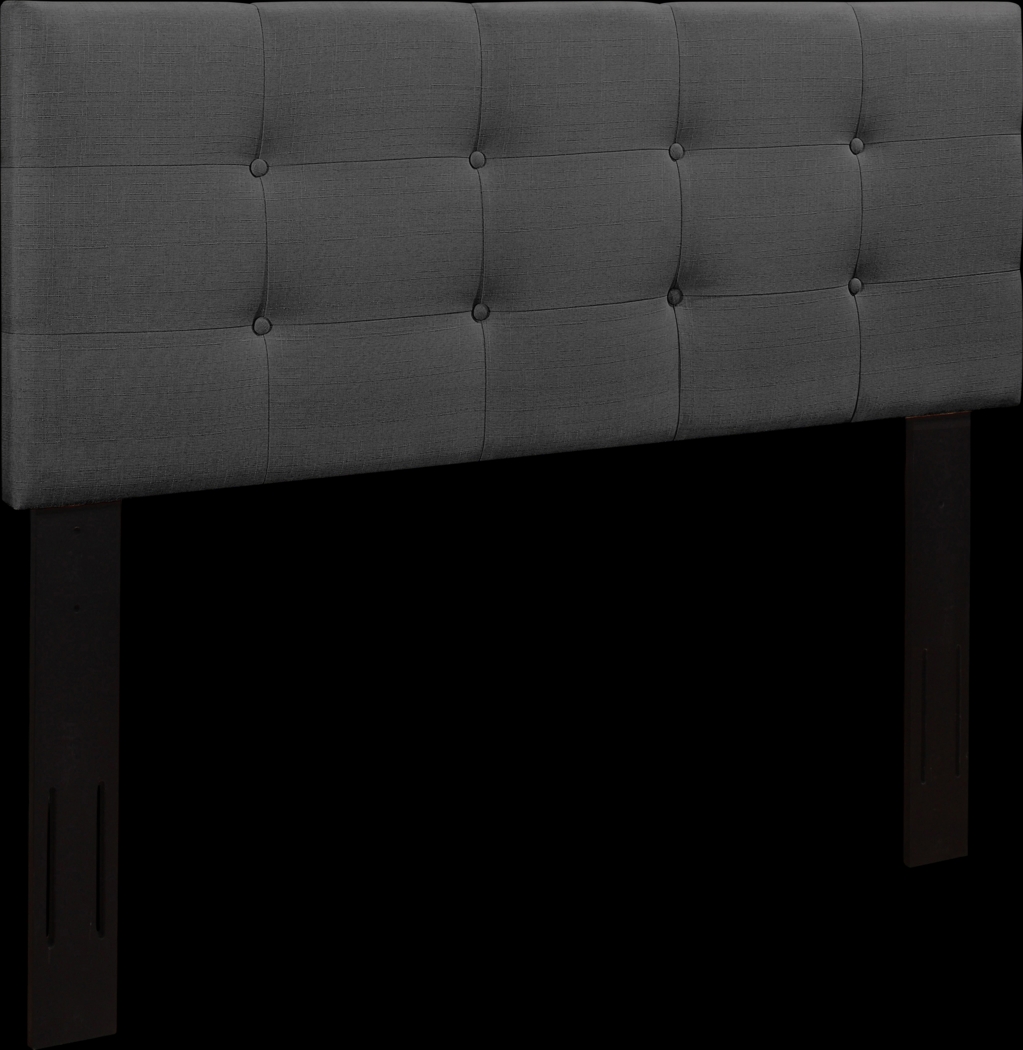 Criswell Dark Gray Twin Upholstered Headboard - Thumbnail - Image 2