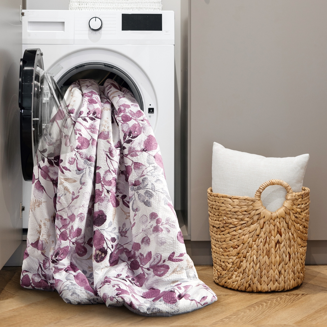 Croadea Purple Full/Queen 3 Pc Comforter Set - Thumbnail - Image 20