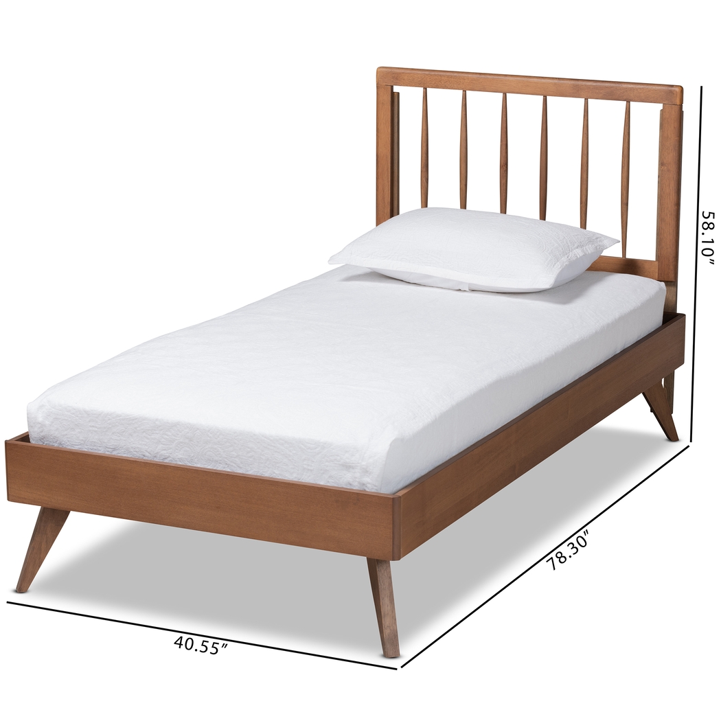 Croftwood Brown Twin Bed - Thumbnail - Image 8