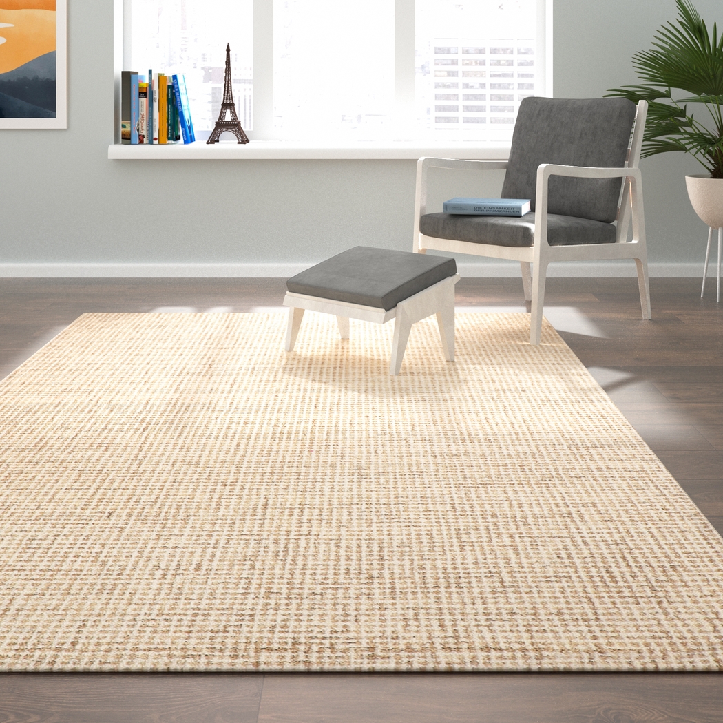 Croor Beige 5' x 7'9 Rug - Thumbnail - Image 2