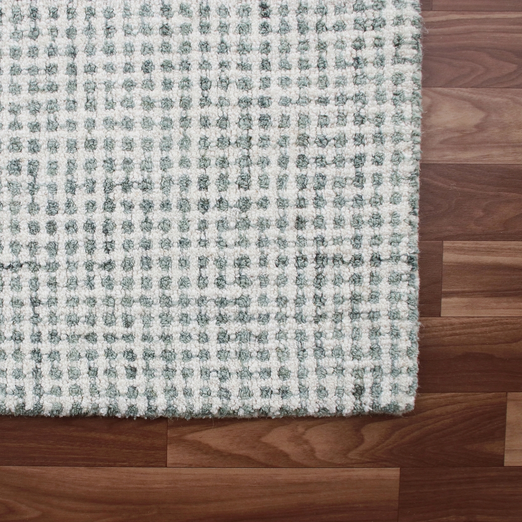 Croor Green 7'9 x 9'9 Rug - Thumbnail - Image 5