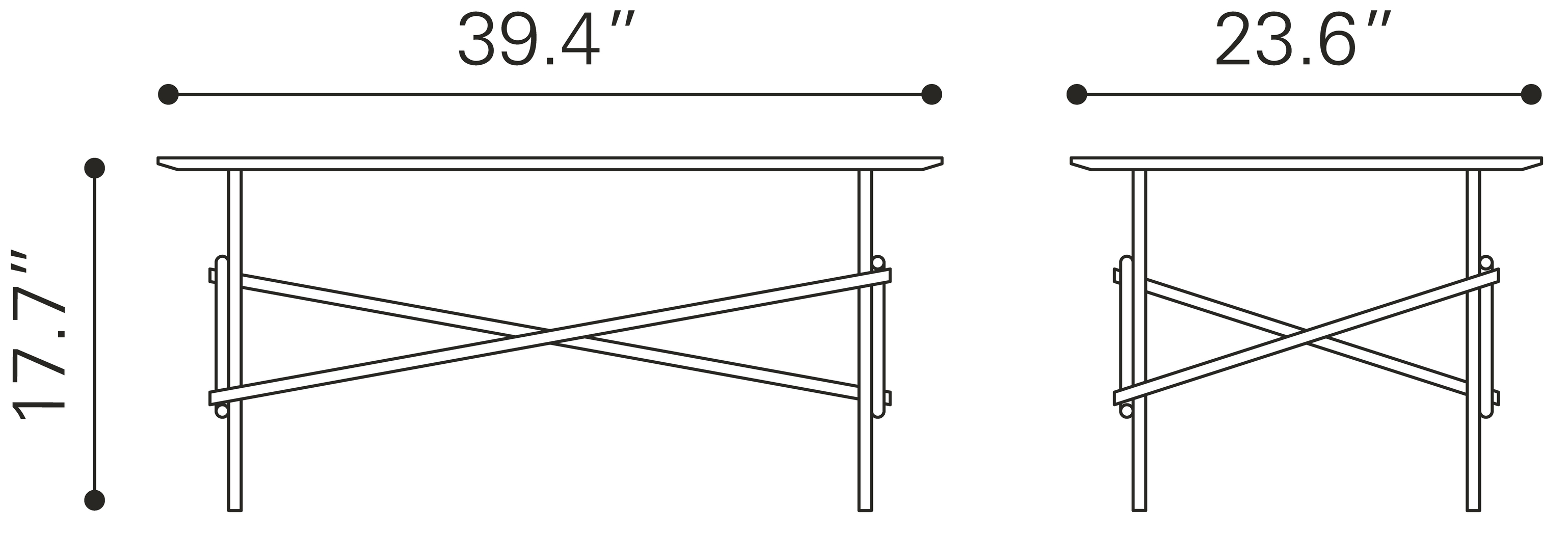Croshaw Dark Brown Cocktail Table - Thumbnail - Image 7