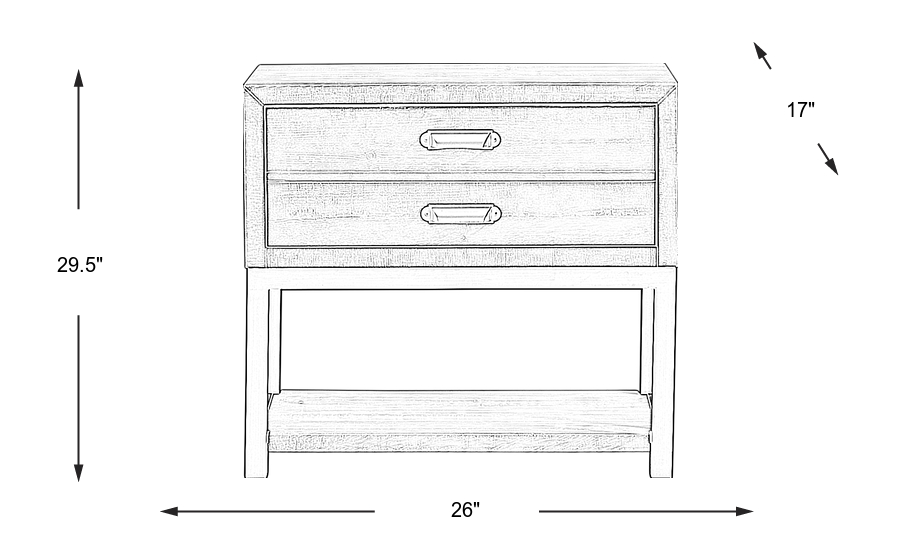 Dimension Image. Please refer to the Dimension Tab on this page for dimension details.