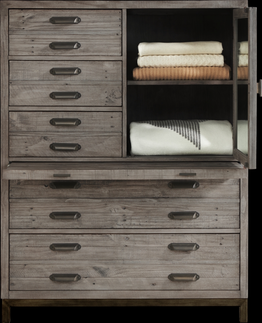Crossgate Gray Door Chest - Thumbnail - Image 2