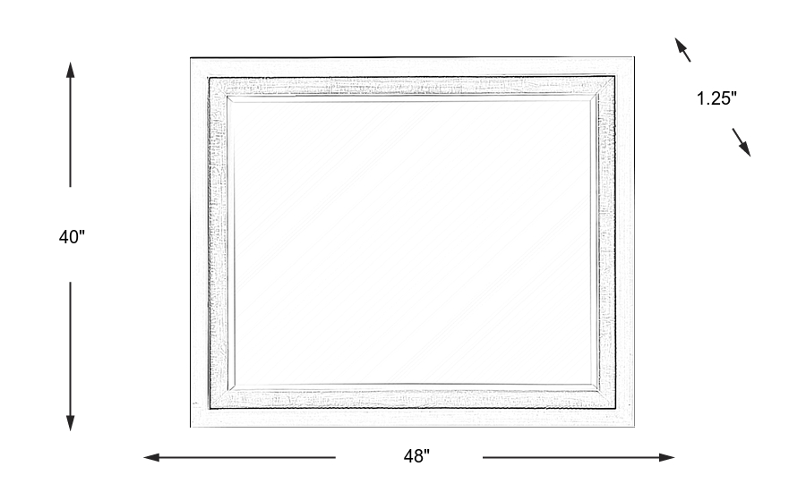 Dimension Image. Please refer to the Dimension Tab on this page for dimension details.