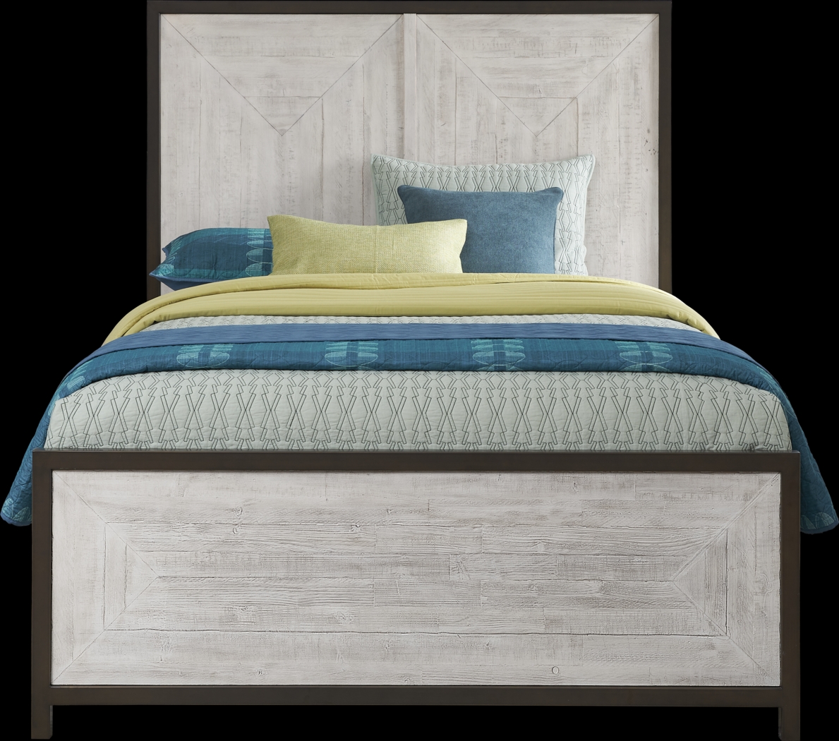 Crossgate White 7 Pc King Panel Bedroom - Thumbnail - Image 2