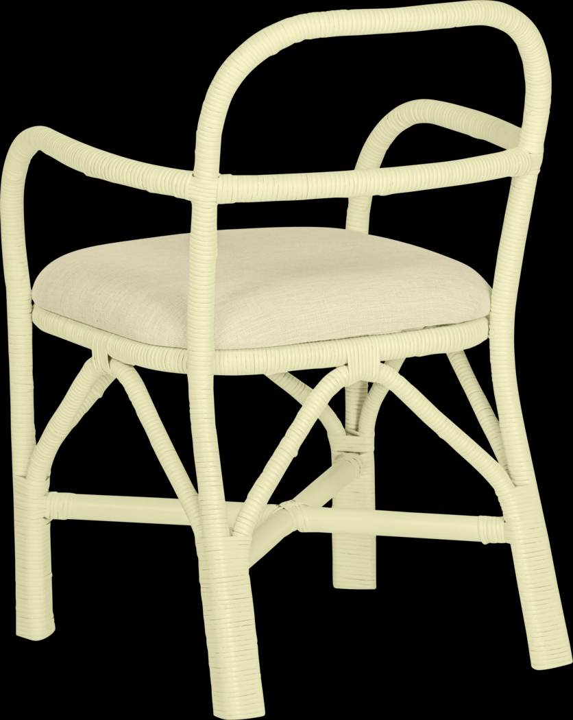 Crosskeys Cream Arm Chair - Thumbnail - Image 4