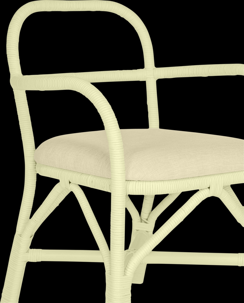 Crosskeys Cream Arm Chair - Thumbnail - Image 5