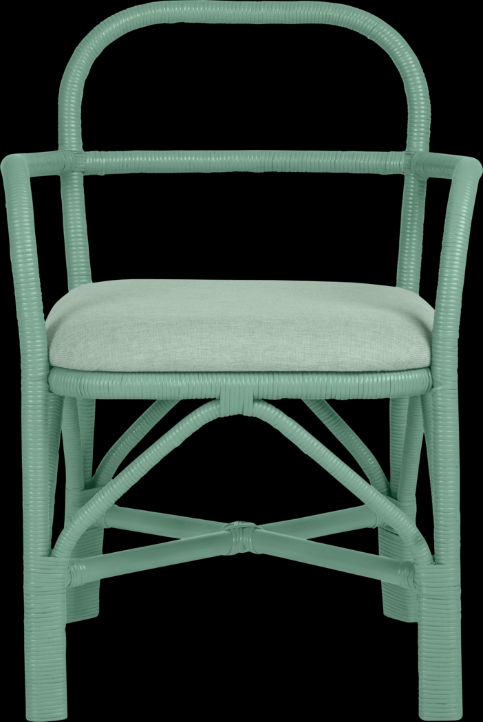 Crosskeys Green Arm Chair - Thumbnail - Image 3