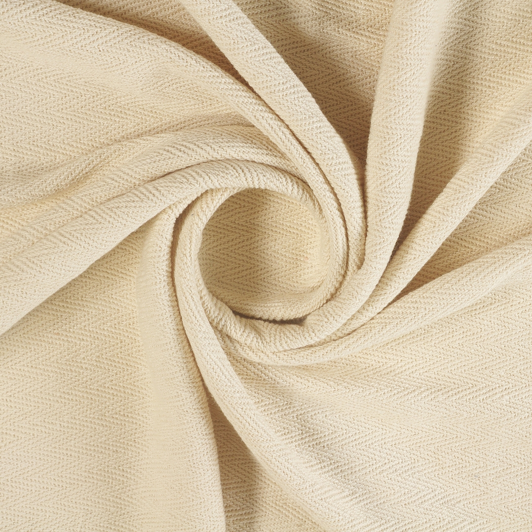 Crossmar Cream Throw Blanket - Thumbnail - Image 5