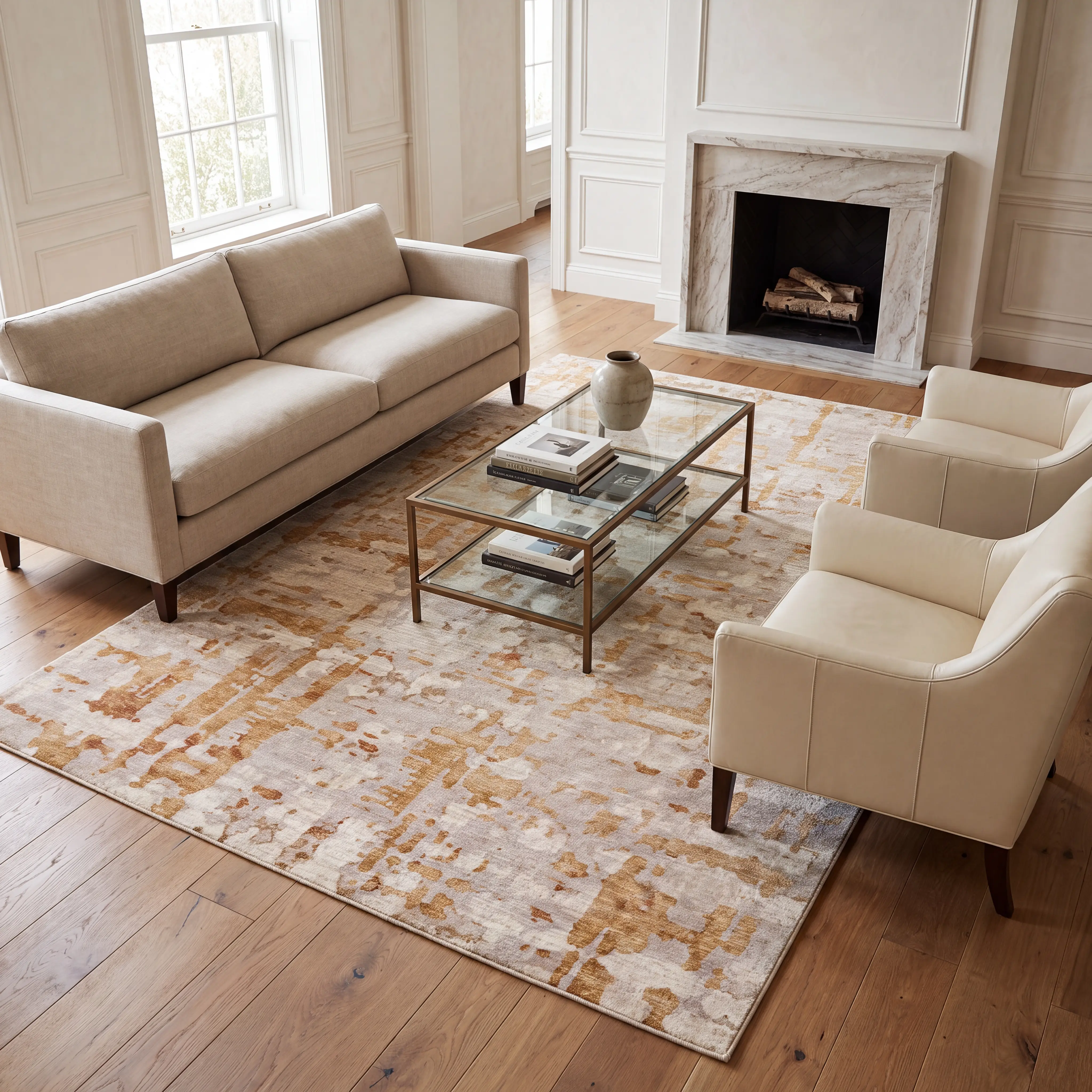 Crossroads Beige 8' x 10' Rug - Thumbnail - Image 2
