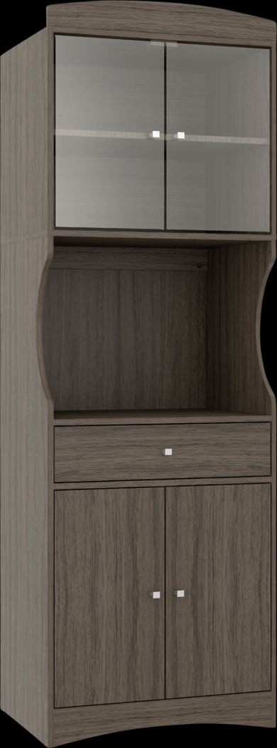 Crosswind Gray China Cabinet - Thumbnail - Image 1