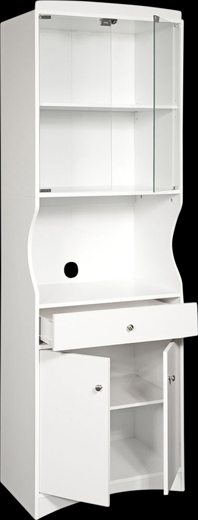 Crosswind White China Cabinet - Thumbnail - Image 3