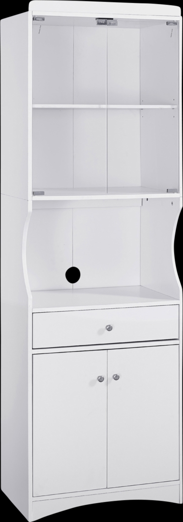 Crosswind White China Cabinet - Thumbnail - Image 1