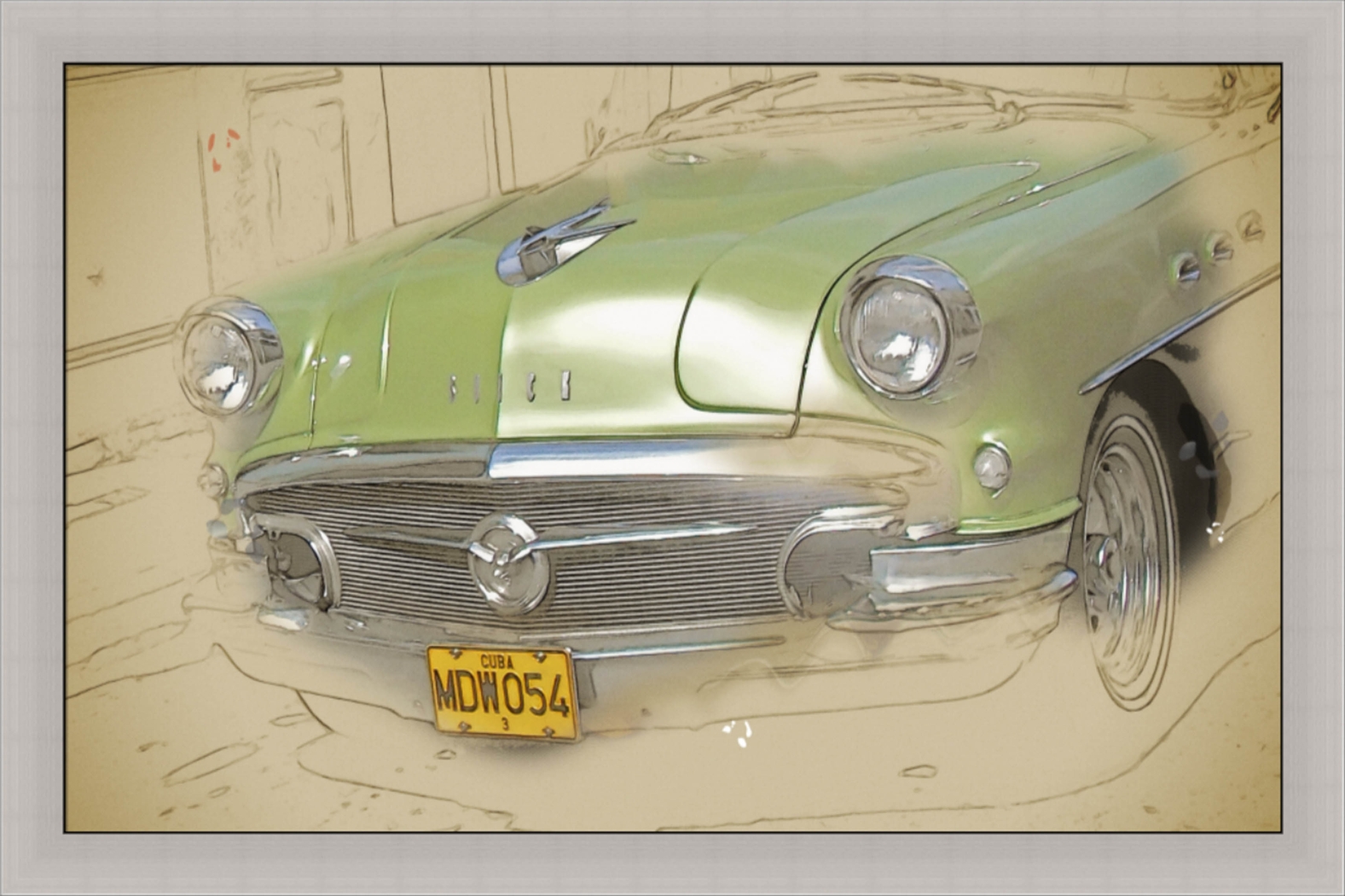 Crothers IV Beige Artwork - Thumbnail - Image 1