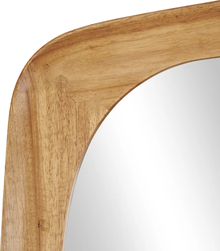 Croware Brown Oval Wall Mirror - Thumbnail - Image 3