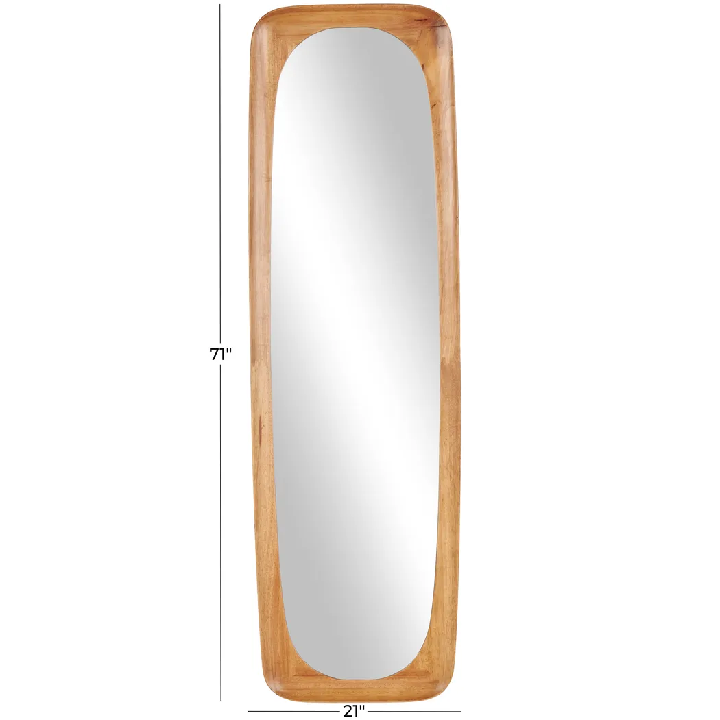 Croware Brown Oval Wall Mirror - Thumbnail - Image 7