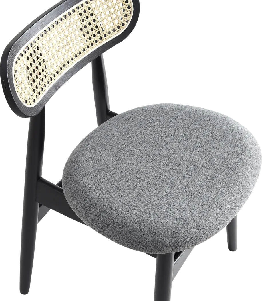 Crowex Black Side Chair, Set of 2 - Thumbnail - Image 5