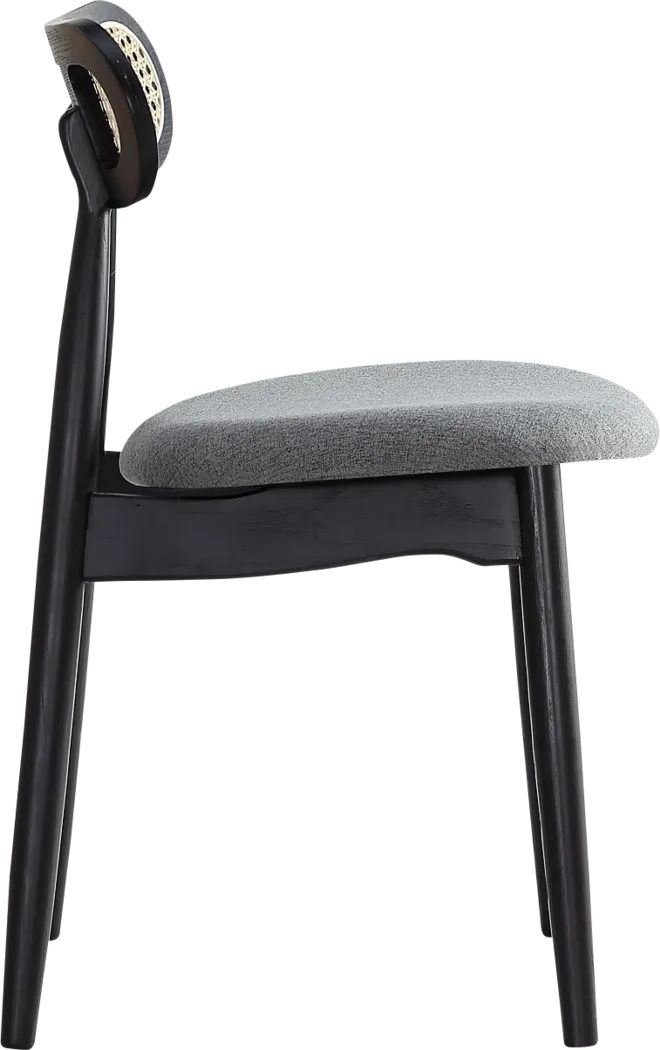 Crowex Black Side Chair, Set of 2 - Thumbnail - Image 7