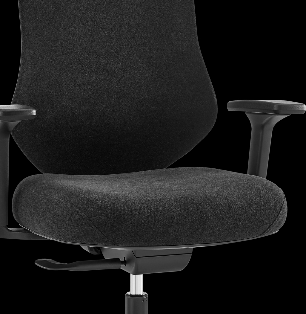 Crowfoot Black Office Chair - Thumbnail - Image 9
