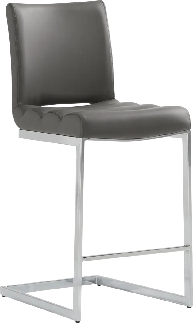 Crown Court Charcoal Stool - Thumbnail - Image 1