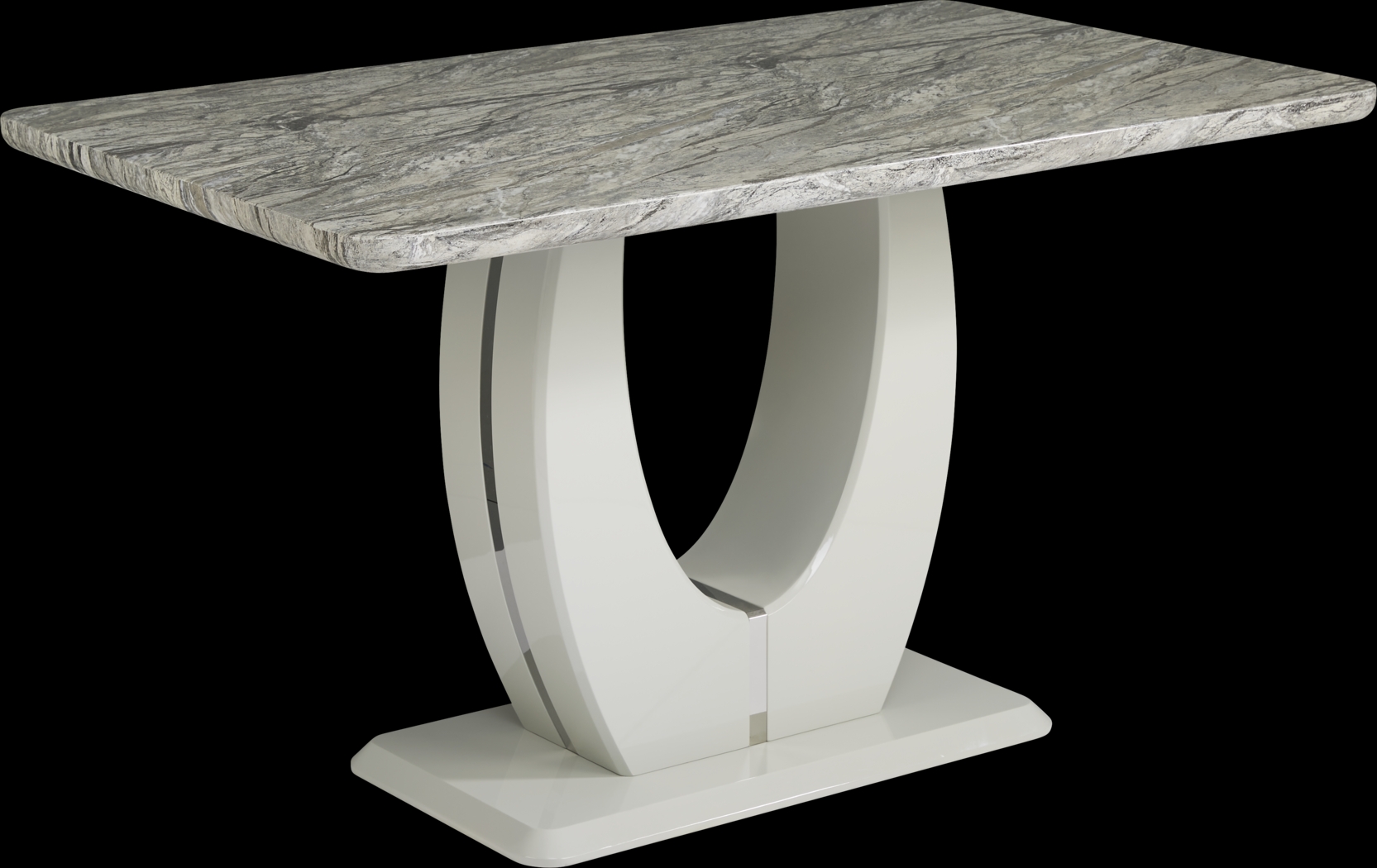 Crown Court Light Gray 5 Pc Counter Height Dining Room - Thumbnail - Image 2