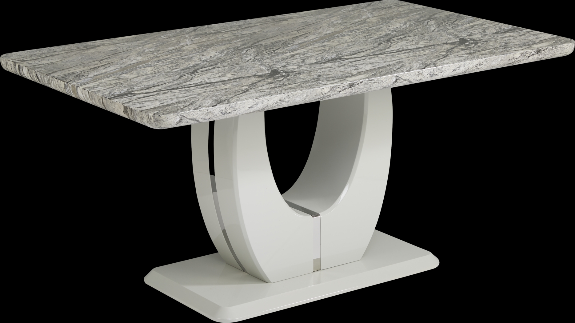 Crown Court Light Gray 5 Pc Dining Room - Thumbnail - Image 2