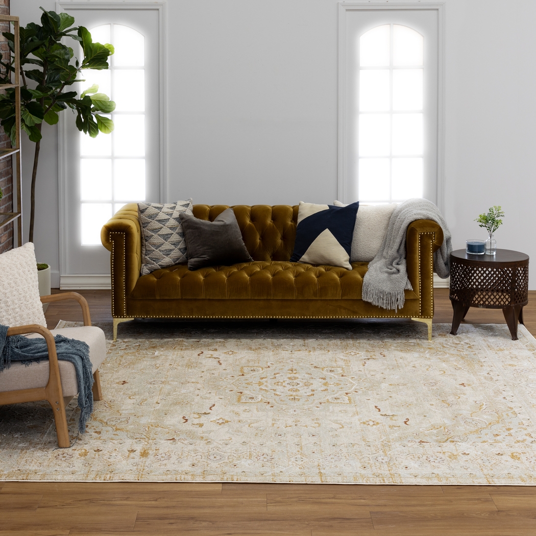 Crown Plaza Cream 7'10 x 10'3 Rug - Thumbnail - Image 2