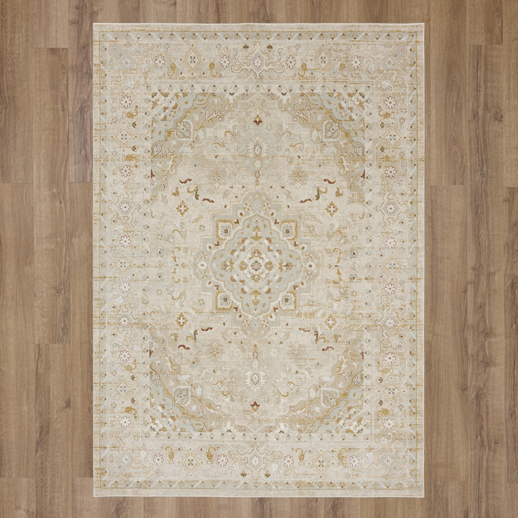 Crown Plaza Cream 7'10 x 10'3 Rug - Thumbnail - Image 8