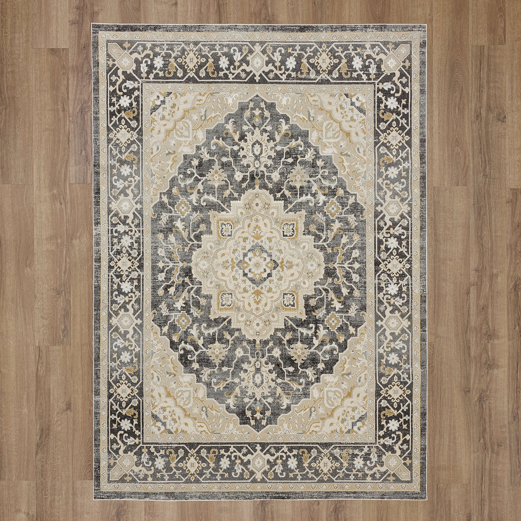 Crown Plaza Gray 6'6 x 9'10 Rug - Thumbnail - Image 4