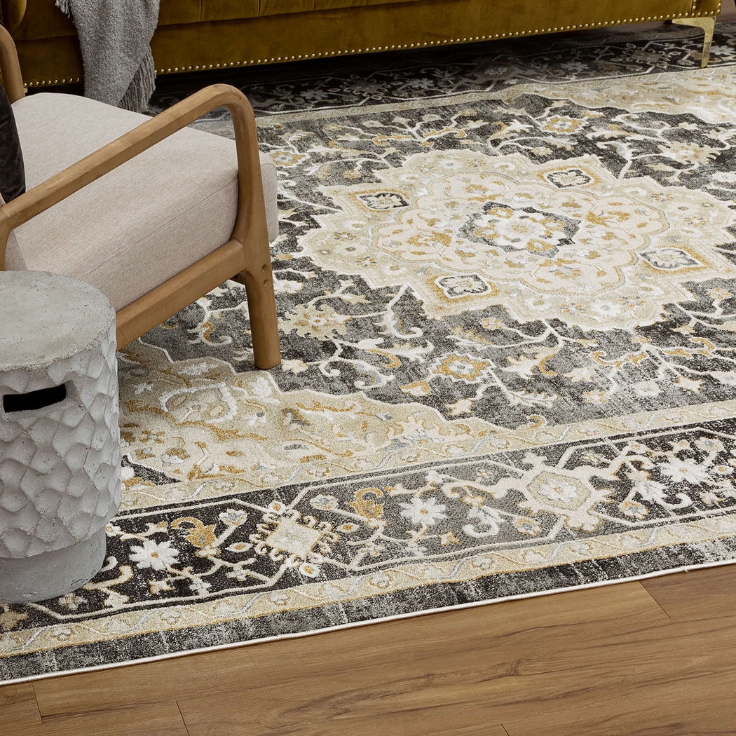 Crown Plaza Gray 7'10 x 10'3 Rug - Thumbnail - Image 3