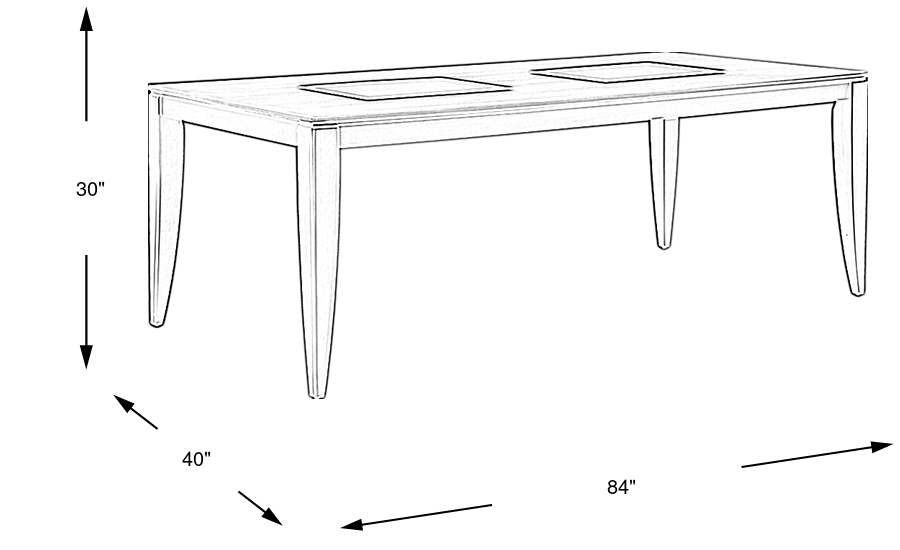 Dimension Image. Please refer to the Dimension Tab on this page for dimension details.
