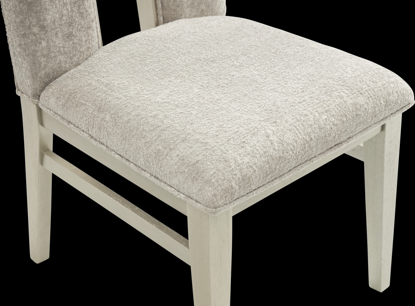 Crown Point 5 Pc Champagne Dining Room with Upholstered Side Chairs - Thumbnail - Image 6