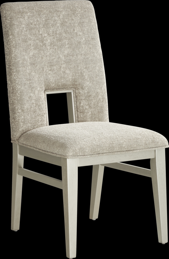 Crown Point 5 Pc Champagne Dining Room with Upholstered Side Chairs - Thumbnail - Image 4