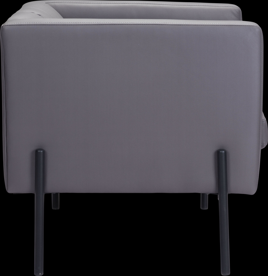 Crowndon Gray Accent Chair - Thumbnail - Image 2