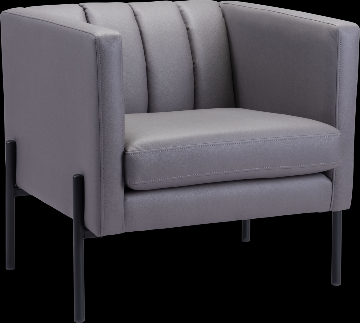 Crowndon Gray Accent Chair - Thumbnail - Image 1