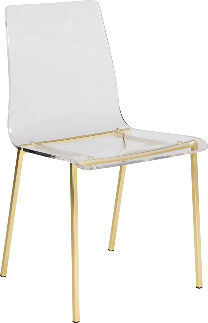 Crownhardt Clear Side Chair, Set of 2 - Thumbnail - Image 3