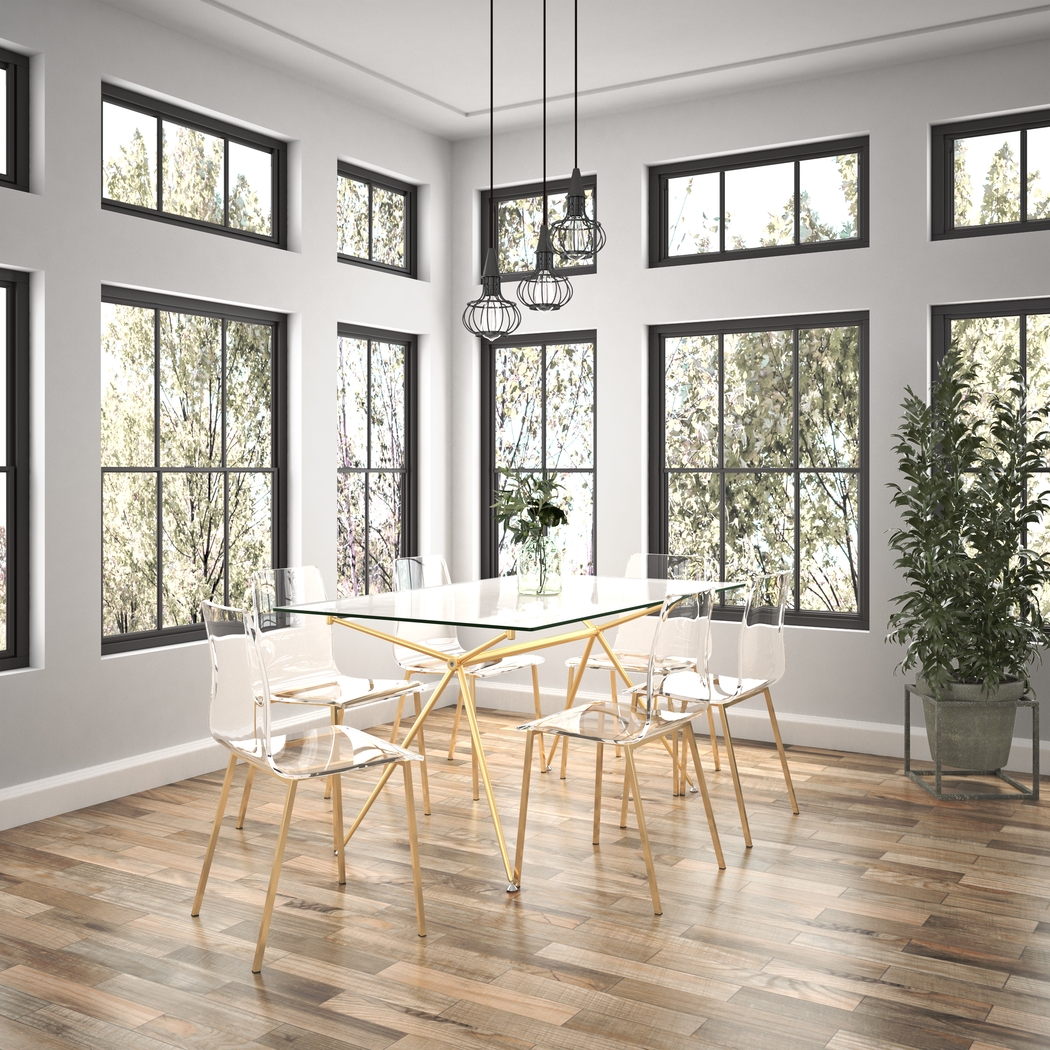 Crownhardt Clear Side Chair, Set of 2 - Thumbnail - Image 10