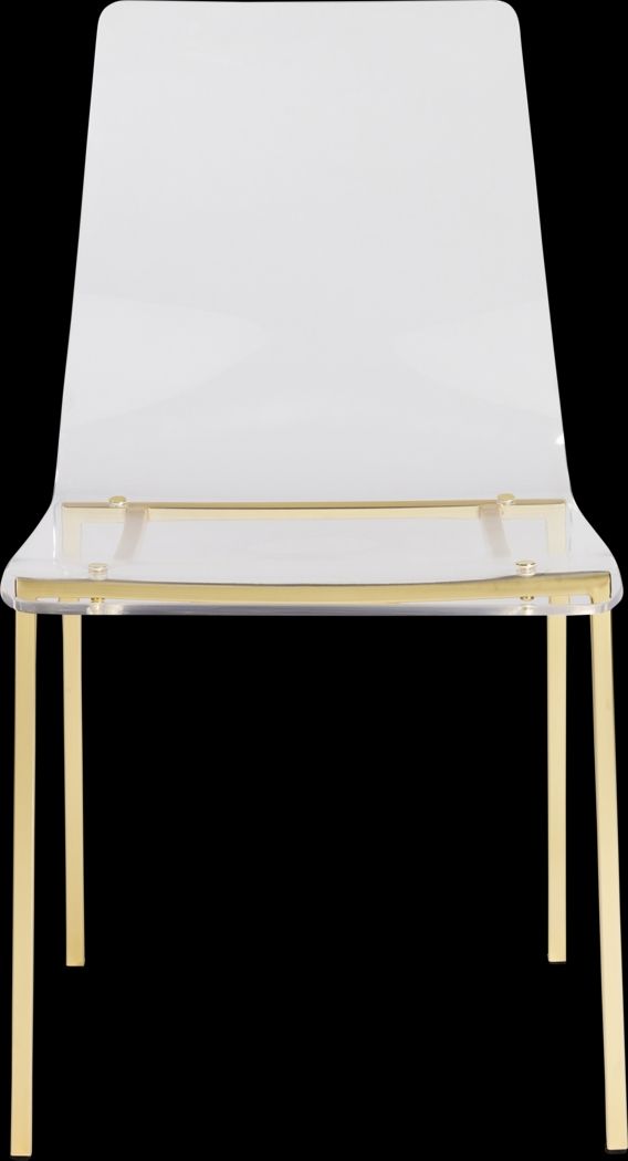 Crownhardt Clear Side Chair, Set of 2 - Thumbnail - Image 1