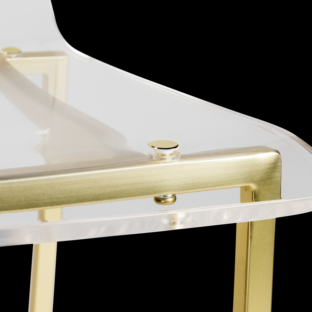 Crownhardt Gold Barstool, Set of 2 - Thumbnail - Image 6