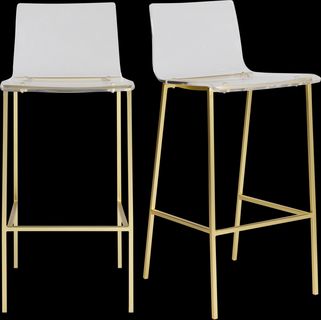 Crownhardt Gold Barstool, Set of 2 - Thumbnail - Image 9