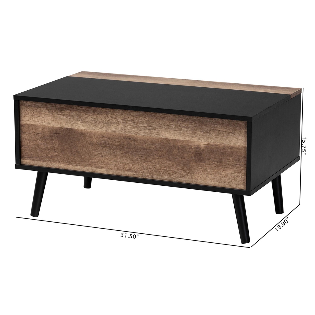 Crownover Brown Lift Top Cocktail Table - Thumbnail - Image 9