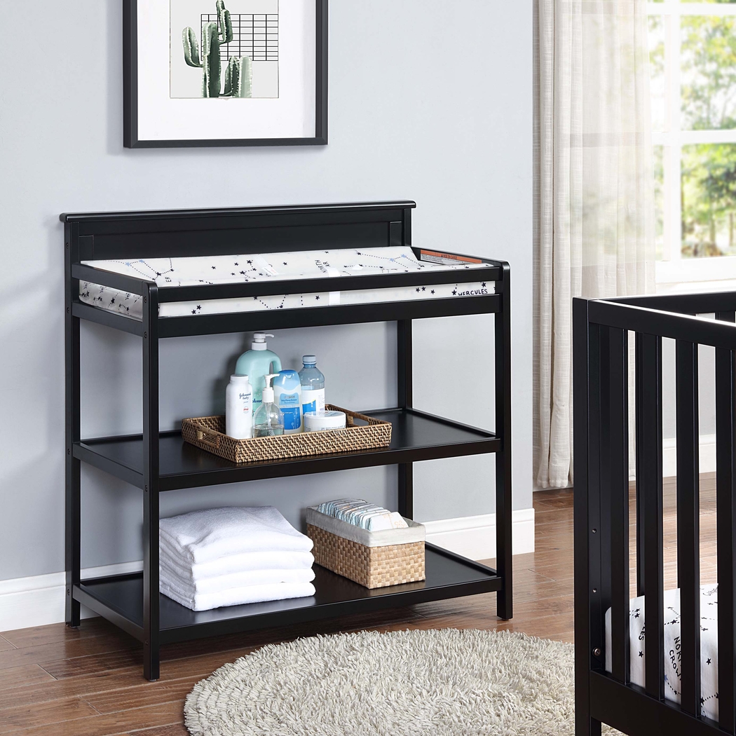 Kids Crownspoint Black Changing Table - Thumbnail - Image 5